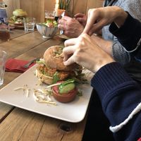 The tempehburger  at Burgerlijk in Maastricht