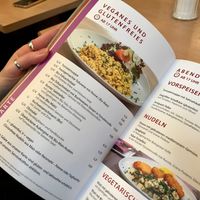 menu at Hofcafe in Bamberg