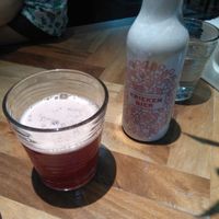 Cherry beer at WUJIE 大蔬无界 - SWFC in Shanghai