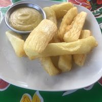 Yuca fries! A MUST TRY at Cafe Verde in New Smyrna Beach