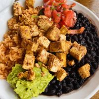 Tofu bowl at Cafe Verde in New Smyrna Beach