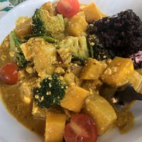 Curry with tofu !!!  at Cafe Verde in New Smyrna Beach