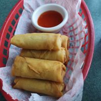 Veggie egg rolls at All Chay in Salt Lake City