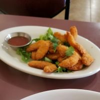 Golden Vegan Shrimp!  at All Chay in Salt Lake City