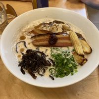 Seasonal milky nonkotsu ramen  at Vegan Ramen Shop - Finlandzka in Warsaw