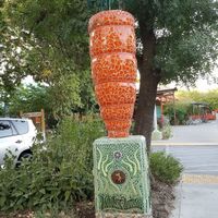 Art at the co-op. at Davis Food Co-op in Davis
