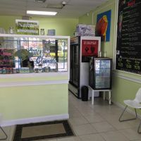 Store interior at Organic Express Juice Bar in Boca Raton