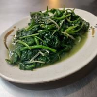 Sweet potato leaves at Zhēn Hǎo Wèi SùShí 真好味素食 in Kaohsiung
