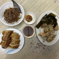 Several meat substitutes from their menu  at Zhēn Hǎo Wèi SùShí 真好味素食 in Kaohsiung