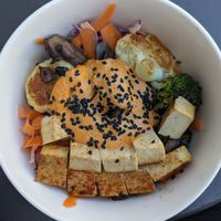 Nourish Savory Brekkie Bowl (with tofu and no avocado) at Nourish Cafe - Richmond District in San Francisco