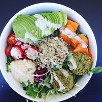 Nourish Salad with Falafel at Nourish Cafe - Richmond District in San Francisco