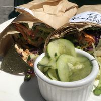 Veggie wrap at Nourish Cafe - Richmond District in San Francisco