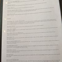 Menu at Naked Cafe in Kelowna
