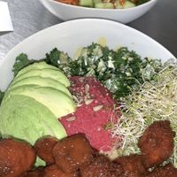 Nalu Bowl and moree  at Naked Cafe in Kelowna