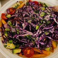 Simply the best restaurant in Kelowna. Market poutine 😋. at Naked Cafe in Kelowna