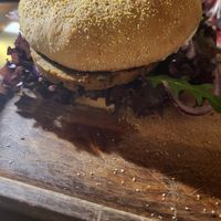 Vegan Love Burger mit Seitan at Zauber von OS in Osnabruck