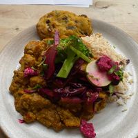 Parsnip korma at The Waiting Room in Stockton-on-tees