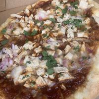 BBQ chickn at Allie's Vegan Pizzeria and Cafe in Spokane