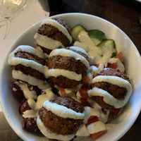 Falafel bowl  at Allie's Vegan Pizzeria and Cafe in Spokane