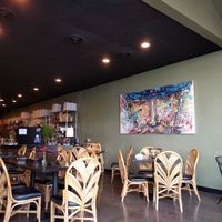 Cafe art at Allie's Vegan Pizzeria and Cafe in Spokane