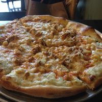 Hot mess pizza! at Allie's Vegan Pizzeria and Cafe in Spokane