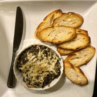 Spinach artichoke  at Allie's Vegan Pizzeria and Cafe in Spokane