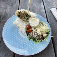 Falafel wrap  at Greenway in Antwerpen