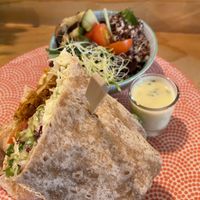 Vegan kebab  at Greenway in Antwerpen