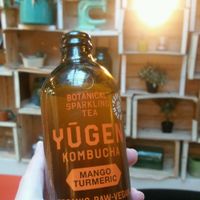 Kombucha! There are several flavours ^_^ at Greenway in Antwerpen