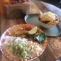 Thai red curry with a side of Frites and mayo sauce!  at Greenway in Antwerpen