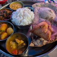 Vegan thali at Namaste Nepal Restaurant in Grand Junction