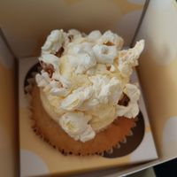 Polenta orange and popcorn cupcake at Joy Cupcakes in Melbourne