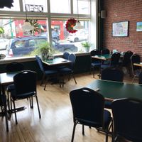 Front dining at Riverside Cafe in Ellsworth