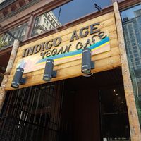 Entrance at Indigo Age Cafe in Vancouver