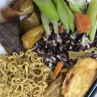 The rice was a bit bland, but the noodles were great! at Wen Xing SuShi in Guangzhou