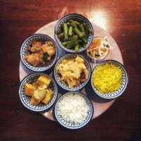 Indonesian Platter at Hortus in The Hague
