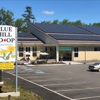 Also has a few EV chargers since this pic  at Blue Hill Co-op and Cafe in Blue Hill