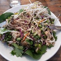 Soba noodles. at Food Forest Organics in Greytown