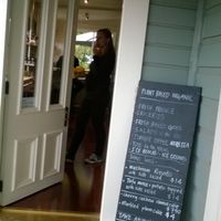 menu board at Food Forest Organics in Greytown