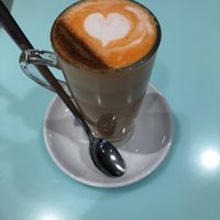 Carrot spiced latte  at Argo on the Parade in Adelaide