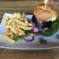 Burger at The Vegan Bar in Malmo