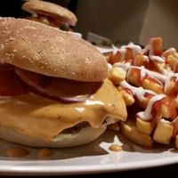 Chili Burger (not sure of Swedish name) at The Vegan Bar in Malmo