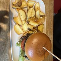 Mustered & Mayo burger  at The Vegan Bar in Malmo