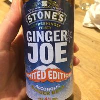 Gluten-free alcoholic ginger beer! Was good. :) at The Vegan Bar in Malmo