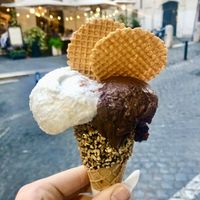 The whole lot!  at Gelateria dell Angeletto in Rome