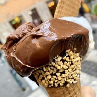 vegan nutella at Gelateria dell Angeletto in Rome