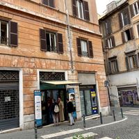 outside at Gelateria dell Angeletto in Rome