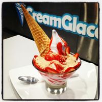 And this is the small portion! at Cream Glacee in Enmore