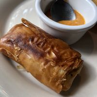 Sambusa-filled with lentils.   at Hawi Ethiopian Restaurant in Ithaca