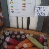 Cheap, good juices. at Veg Food Stall in Bangkok